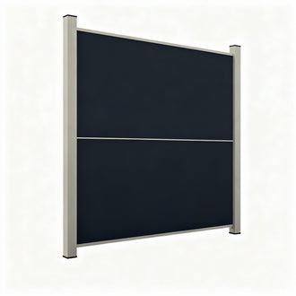Aluminium Sichtschutzzaun Paneel Anthrazit 1800 × 895mm