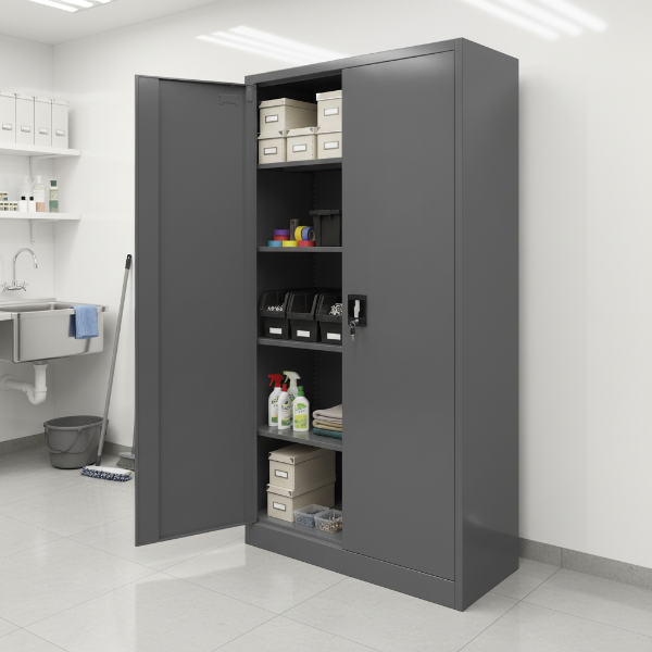 Stahlschrank XL Anhrazit 1950 x 900 x 450 cm