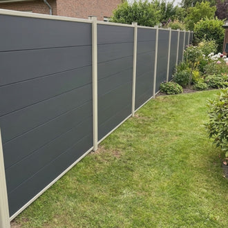 Aluminium Sichtschutzzaun MARIO Anthrazit