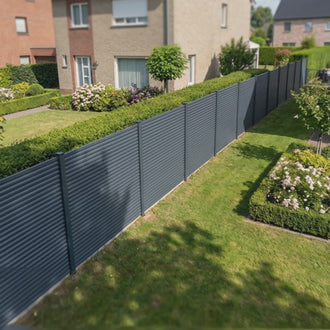 Aluminium Sichtschutzzaun Rhombus MARIO Anthrazit