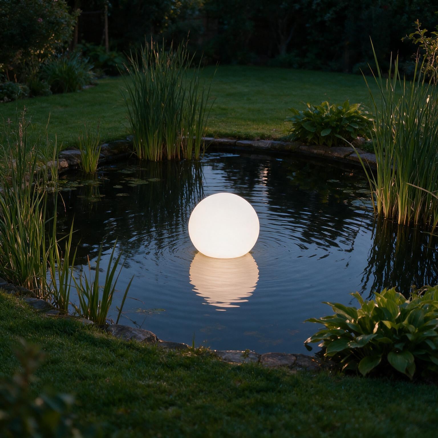 Orb 30cm Stimmungsbild Teich weit