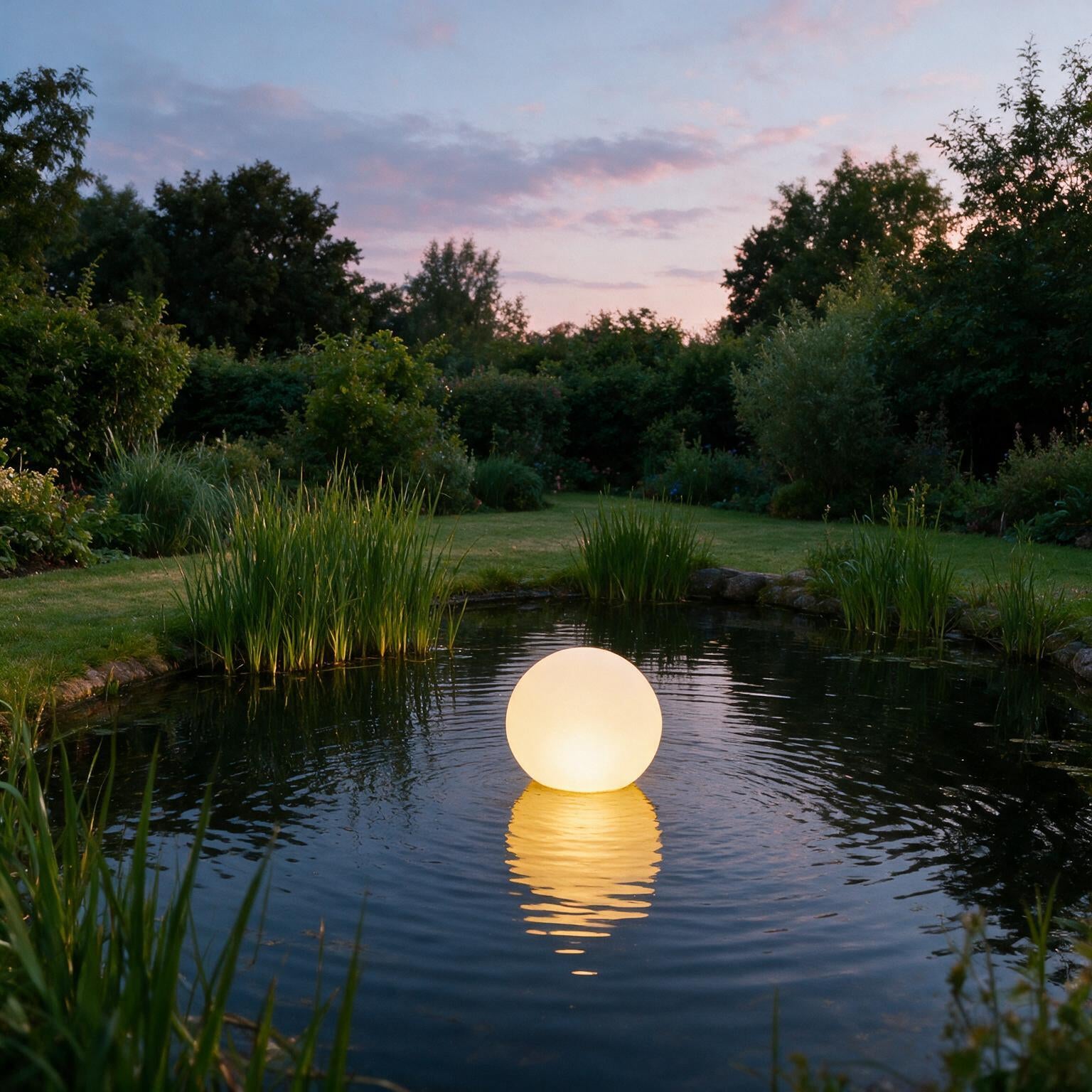 Orb 40cm Stimmungsbild Teich weit