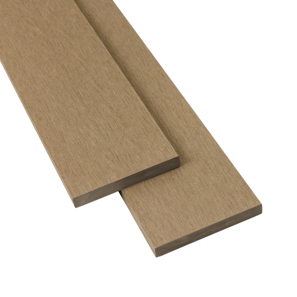 WPC-Abdeckleiste Teak / Karamell