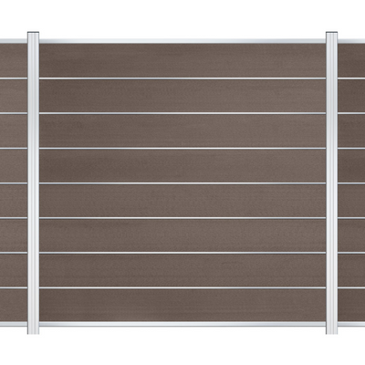 EASY Alu-Designleisten für WPC-Zaun 7er Set