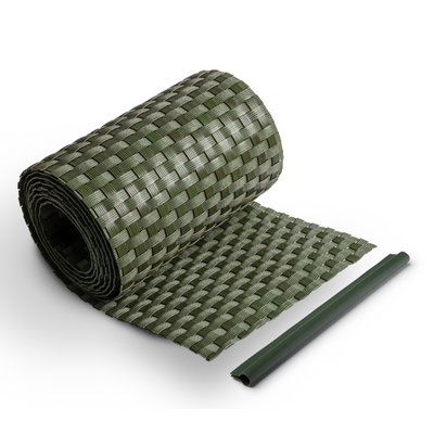 Rattan Sichtschutzstreifen Grün RD12 255cm