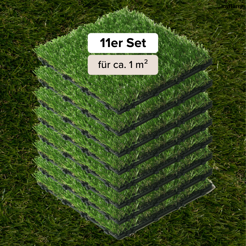 Klickfliese Gras 30x30cm (11er Set)