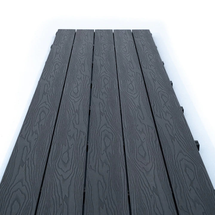 WPC-Komplettset Platin Terra Massivdiele