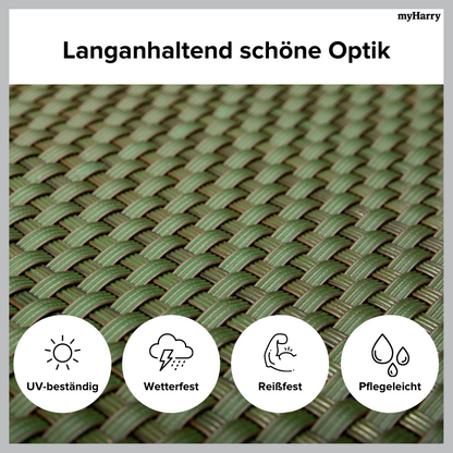 Rattan Sichtschutzstreifen Grün RD12 255cm